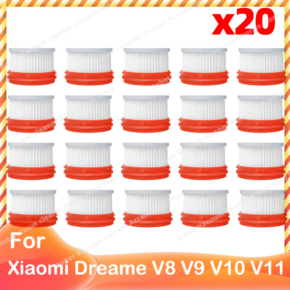 Compatible for Xiaomi Dreame V9 V10 V11 V8 V9B V9P XR Accessories Main Brush HEPA Filter Wireless Handheld Parts: Yellow