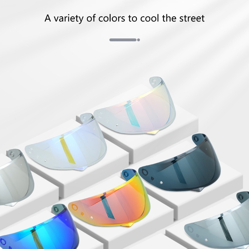 Visores cascos con visión angular, fácil instalación, lentes para cascos motocicleta, equipo para montar en simples