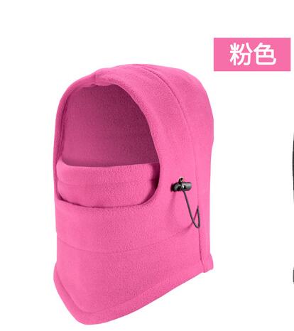 Winter Warm Fleece Beanies Hats for Men Skull Bandana Neck Warmer Balaclava Face Warmming Wargame Cap Special Forces Unisex Hat: rosy kid 10-15
