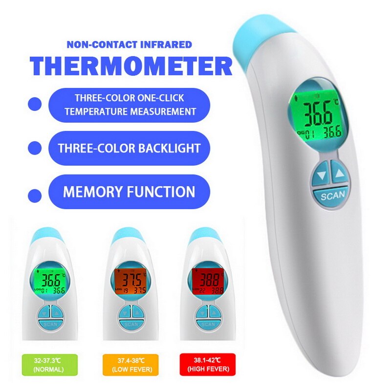 Forehead Thermometer Non-Contact Infrared Body Temperature Scanner for Baby Kids Adults and Objects