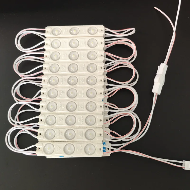 20 stück  ac 220v LED-Modul smd 2835 superhelle, wasserdichte außenbeleuchtung mit hintergrundbeleuchtung für leuchtkästen, werbeschilder und dekorationen