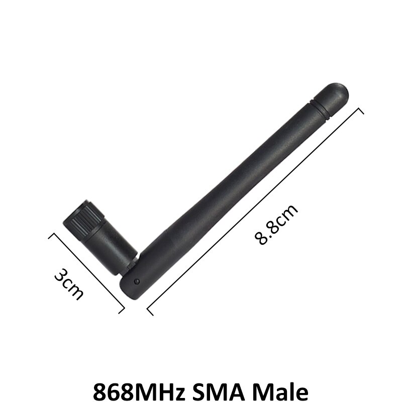 Vecys 868 MHz Antenne Met Magnetische Voet – 3 DBi, SMA Stekker, 3m RG174 Kabel, Voor GSM, ISM, LoRa En Smart Home (Magneetvoet)