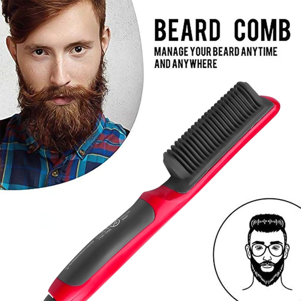 Alisador de pelo eléctrico, plancha de vapor, peine , alisador de barba, cepillo estilizador, herramientas para estilizar el cabello