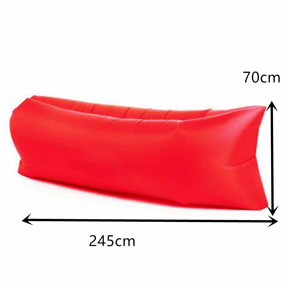 Camping Inflatable Sofa Lounger Air Sofa Lazy Bag Portable Air Bed Down Sleeping Bag Outdoor Ultralight Beach Travel Bag