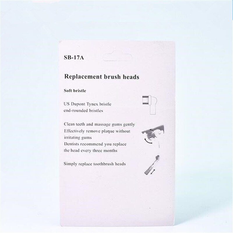 Têtes de brosse à dents électrique de rechange, 4 pièces, pour soins d'hygiène buccale, nettoyage,