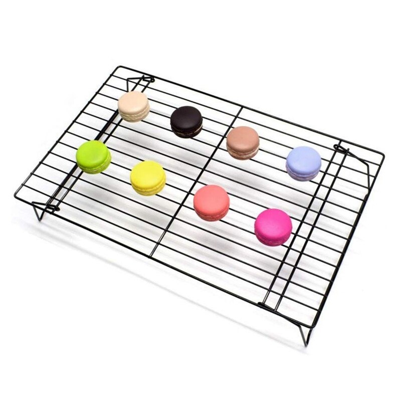 Estante de refrigeración apilable con capas de ELEG-3, soporte de red para enfriar pan, galletas, galletas y pasteles, enfriador en seco para cocinar