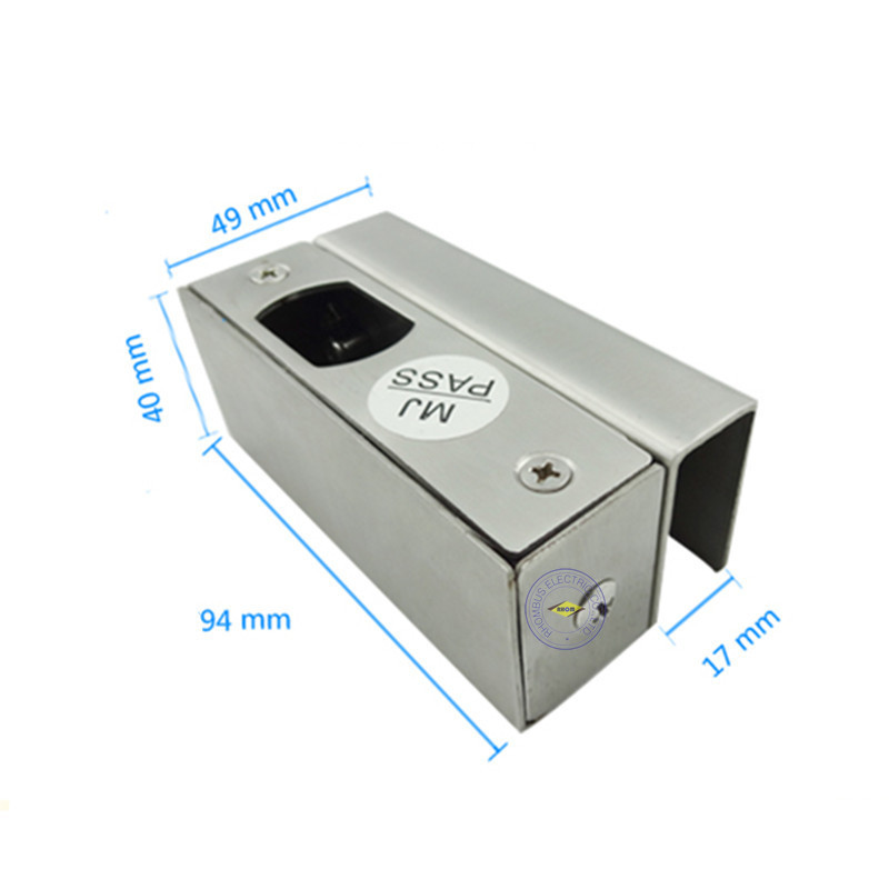 Stainless Steel Bracket Clamp for Fully Frameless Glass Door Electric Bolt Lock