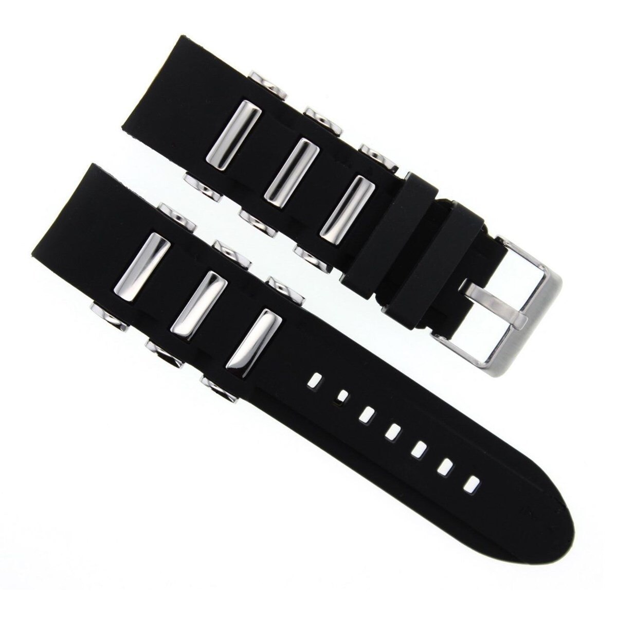 20/22/24/26mm Silikon Gummi Taucher Armband Strap Für Invicta-Ausflug 18202 Schwarz Männer der Armband Uhr Armband Ersatz