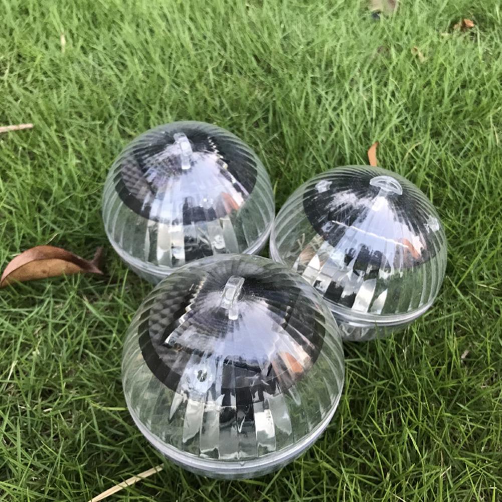Litake Waterproof Ball Shaped Solar Floating Lamp Multi-color Swimming Pool Pool Lake Home Garden Lawn Decoration