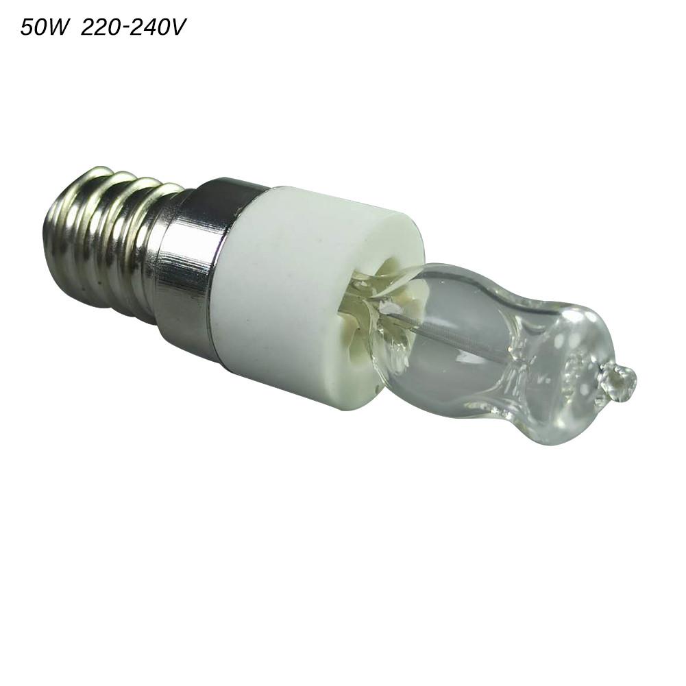 Ovnlampe  e14 50w ovnlys 110v/220v modstandsdygtig over for høj temperatur 500 ℃ halogenlampe tørretumbler mikroovn pære emhætte lamper: -en