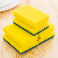 Gomme magique pour lave-vaisselle, 3 pièces, chiffon de nettoyage, porte-éponge en coton mélamine, brosse pour outils de nettoyage de cuisine: Default Title