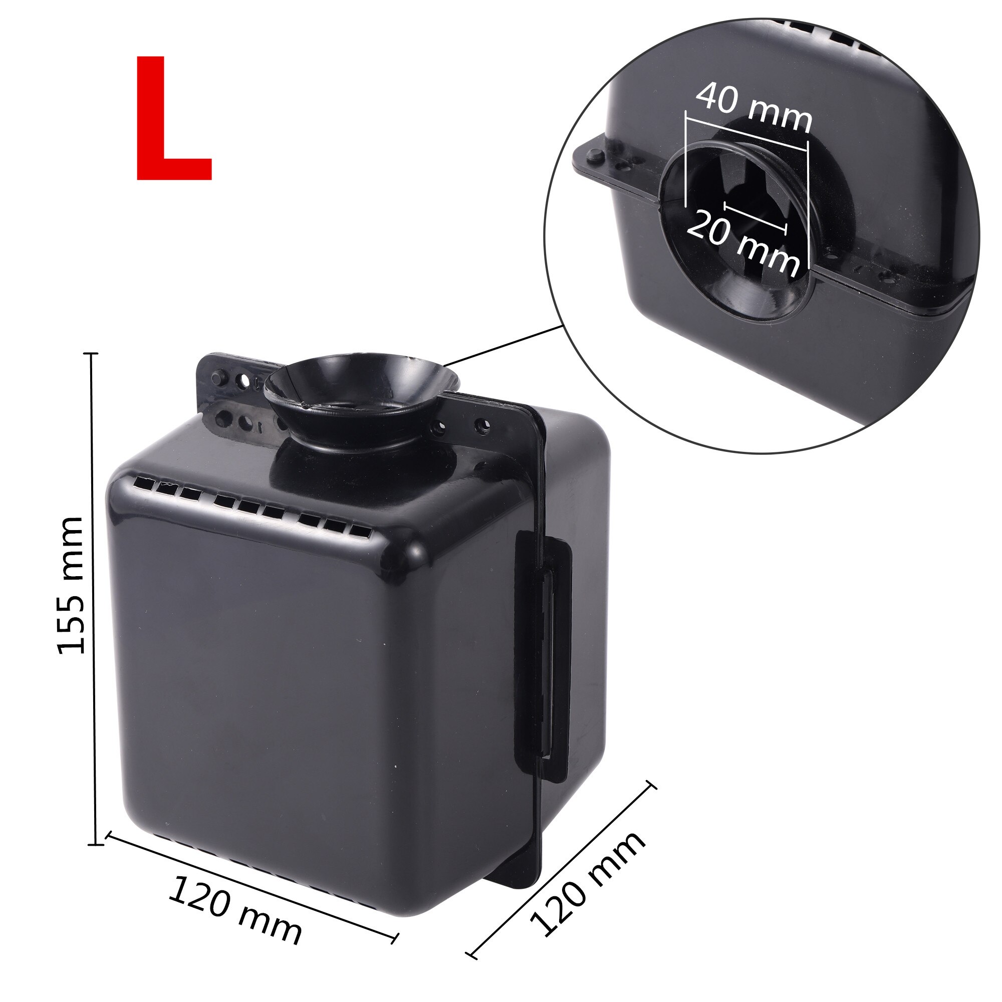 2Pcs Square Shape Rooting Breeding Box Grafting Root Controller Sapling High Survival Propagation Grafting Device: L