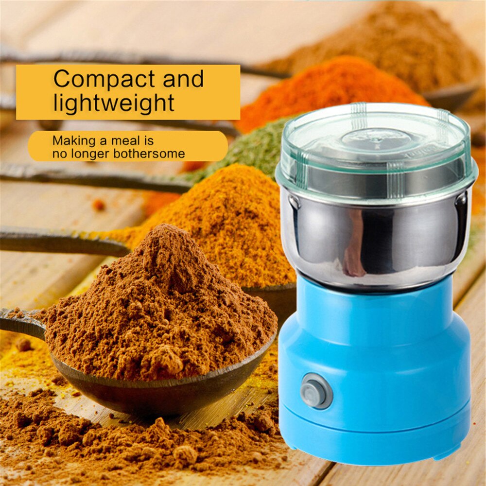 Trituradora multifunción para cereales, Molinillo Eléctrico para alimentos, café, pimienta, ajo, batidora de cocina