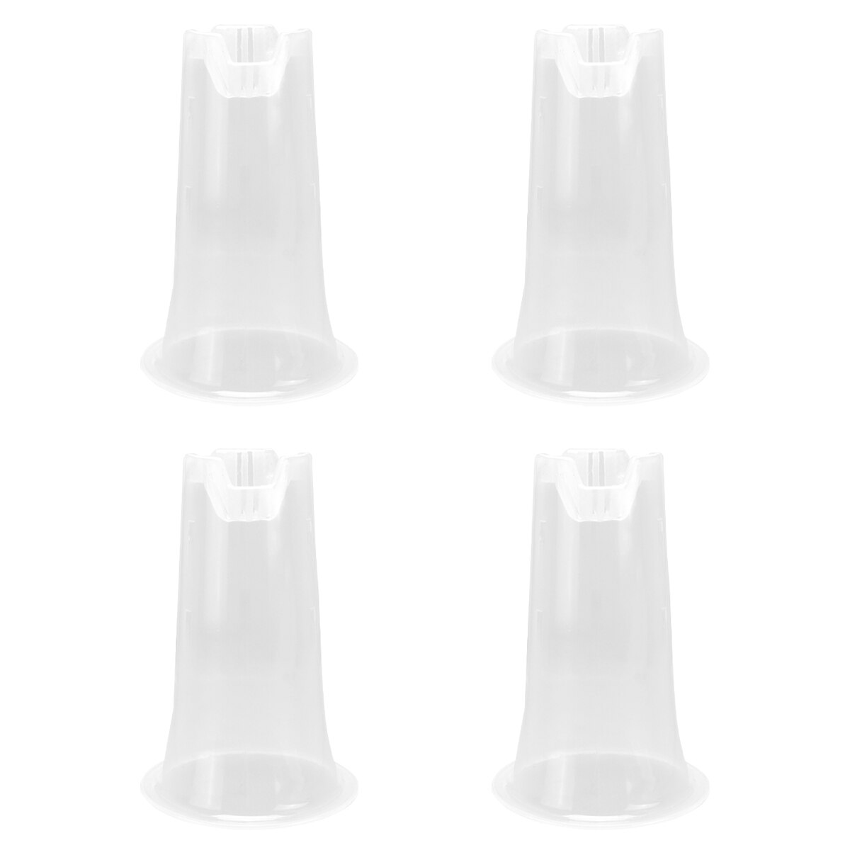 4pcs Slotted Orchid Pot Plastic Plant Container Transparent Orchid Cultivation Pot Orchid Fleshy Planter Container Decoration