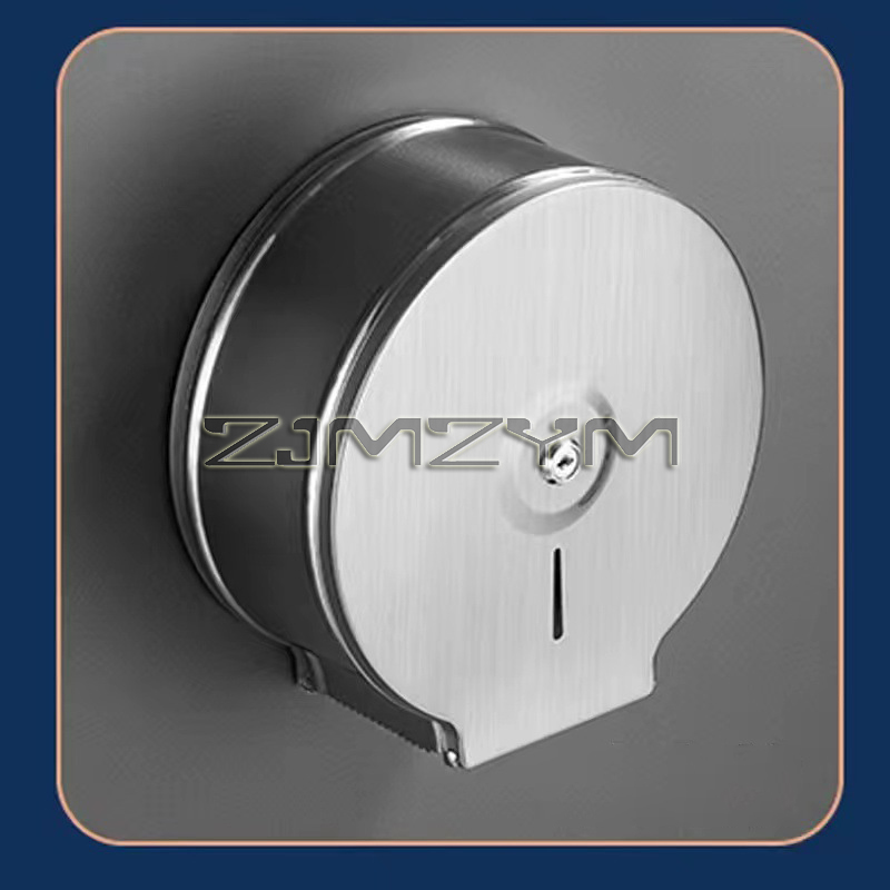 Organizador de papel de parede para banheiro, aço inoxidável, grande rack de tecido, casa, hotel, rolo de papel higiênico, suporte com trava: YELLOW