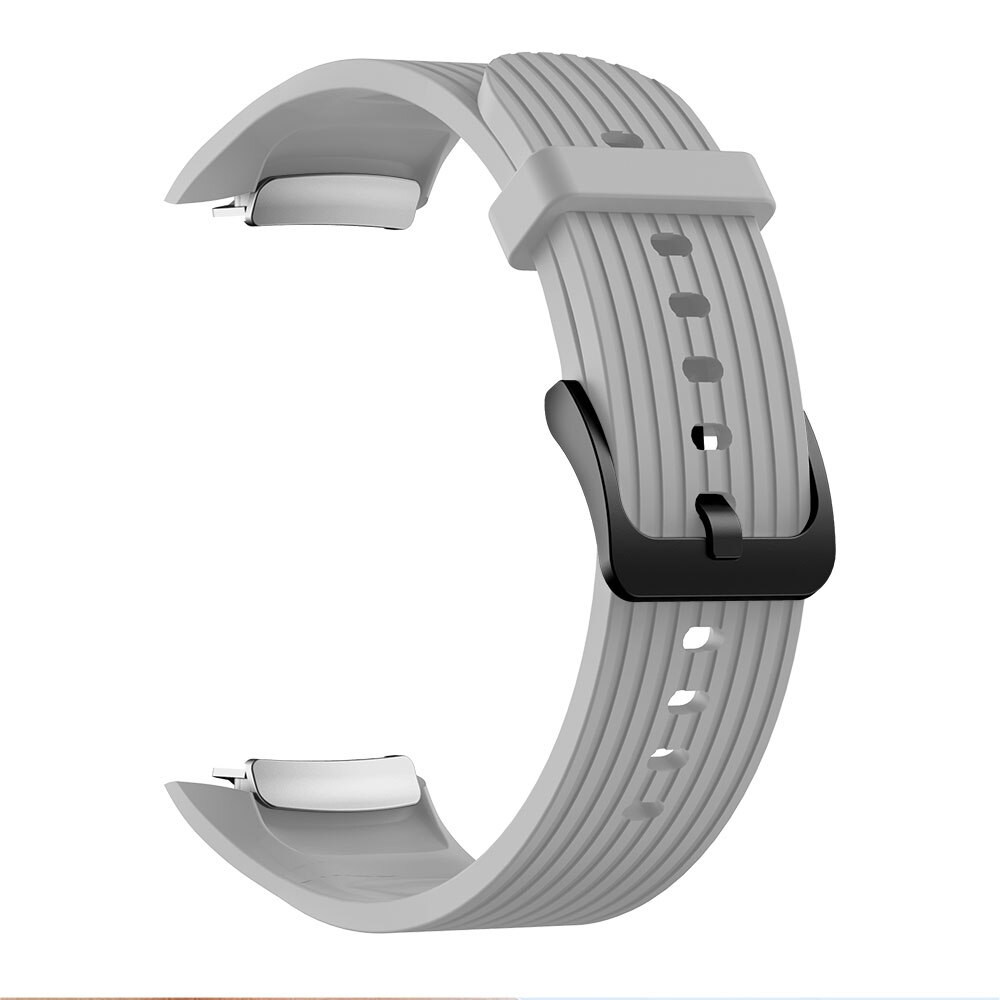 Für Samsung Galaxy Getriebe Fit2 Pro Uhr Band Handgelenk Armband Smartwatch für Getriebe Fit 2 SM-R36 Ersatz Silikon Armband Armband: Grau / L