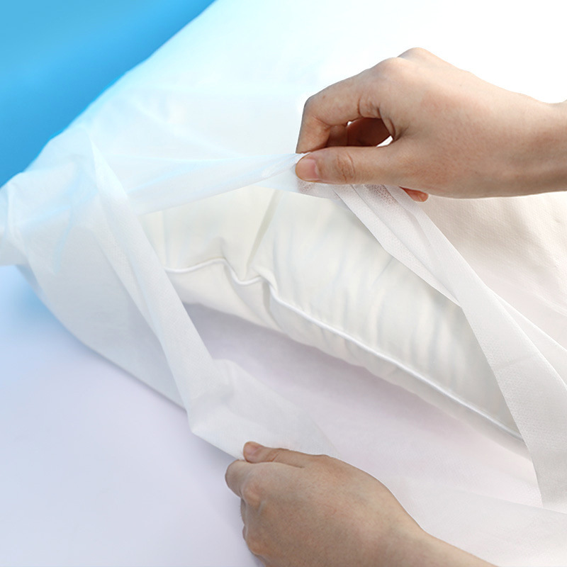 100 stück einweg-kissenbezüge, tragbar, für reisen, haushalt, hotel, antibakteriell, milbenabweisend, atmungsaktiv, 50 x 80cm