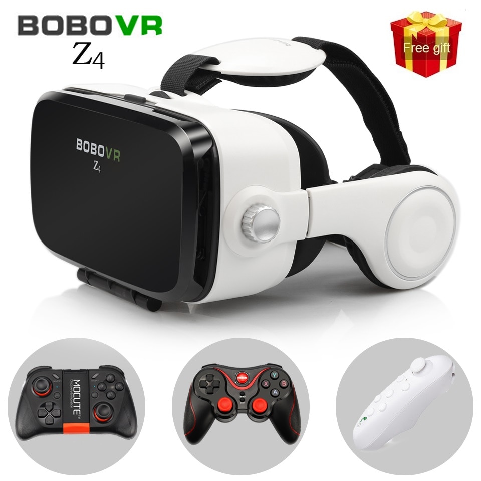 Kartonnen BOBOVR Z4 Virtual Reality Bril VR 360 Graden 3D Bekijken Meeslepende Ervaring 3D Bril 4.7 ''-6.2 ''Smartphone
