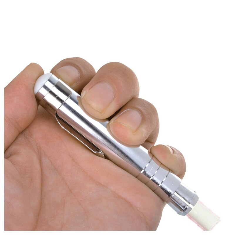4 PCS Silver Aluminum Alloy Chalk Keeper Holder