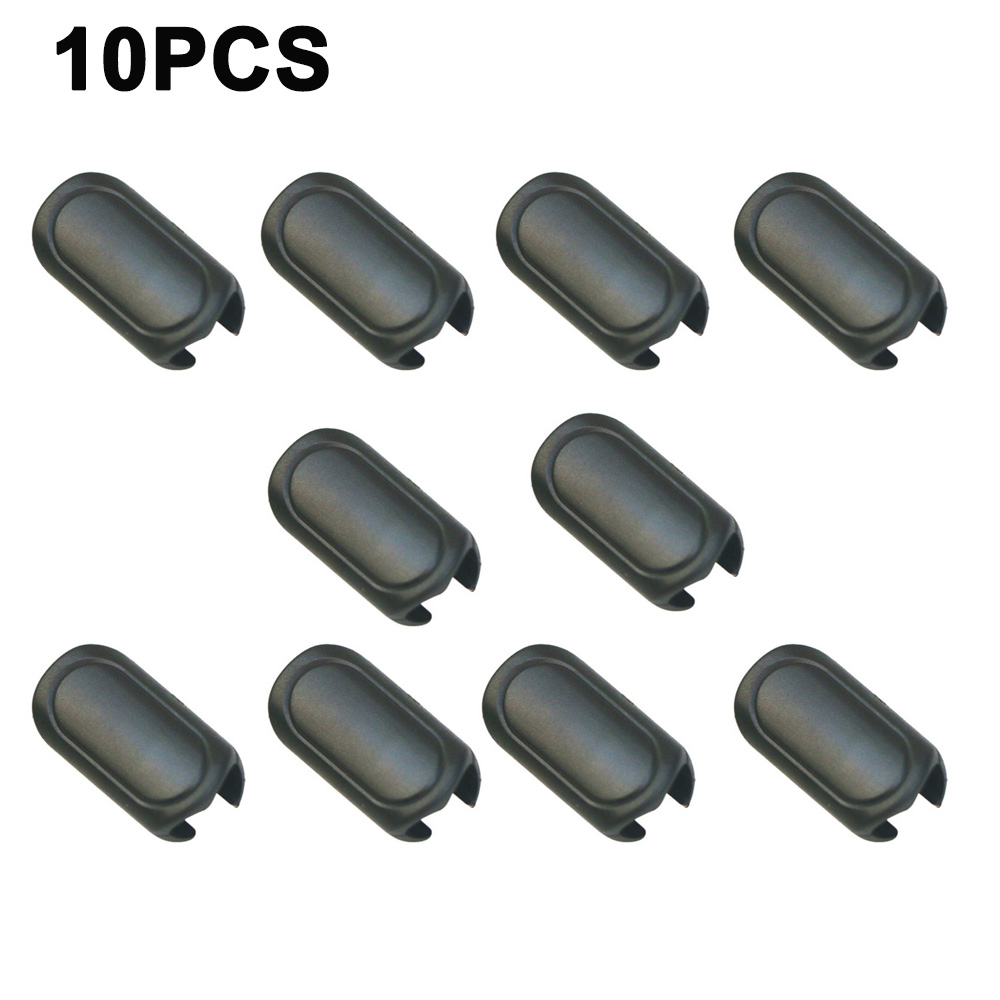 10 unidades de organizadores de cables para bicicleta, abrazaderas para mangueras hidráulicas, soportes de clip para cables de cambio, desviador y freno de 4mm y 5mm: BLANCO