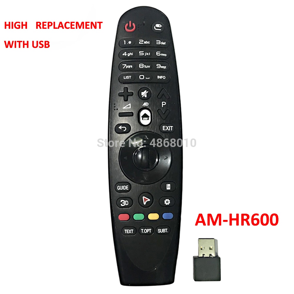 Remote w/ USB AM-HR600/650 AM-HR650A AM-HR18BA AM-HR19BA For LG Magic Remote AN-MR600 AN-MR650 AN-MR650A AN-MR18BA AN-MR19B