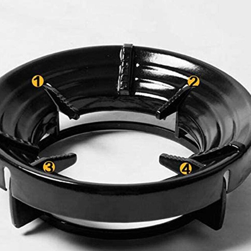 Energiebesparende Deksel Gasfornuis Cover Voorruit Wok Ring Non Slip Kachel Roestvrij Ijzer Vuur Fornuis Deksel Keuken Wok