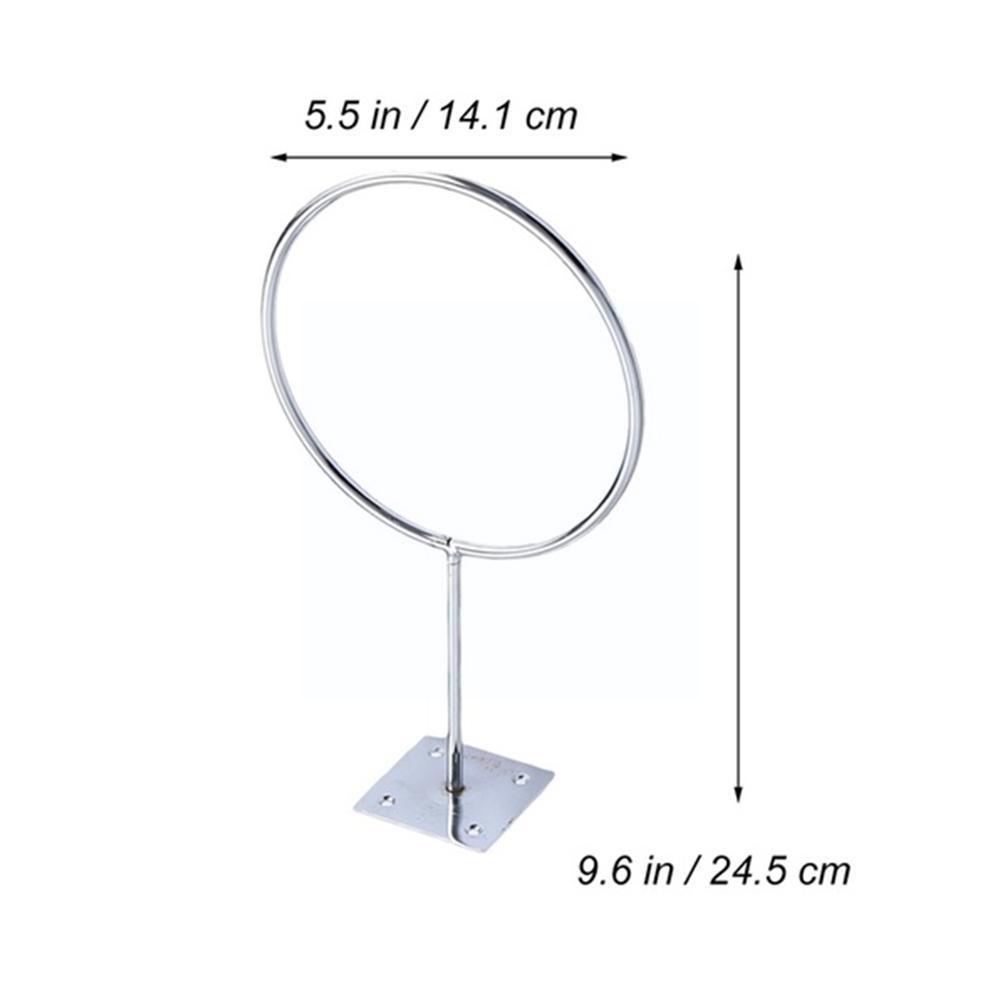 1pc ball rack iron wall mount display bracket ball rack for football basketball volleyball ball storage racks  t2 b 7