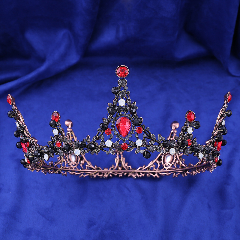 Jeweled Kronen SchöNe Kopfschmuck Hochzeit Krone Hochzeit Diademe Haar Zubehör für Prom Geburtstag Kostüm Party LL @ 17: Weiß