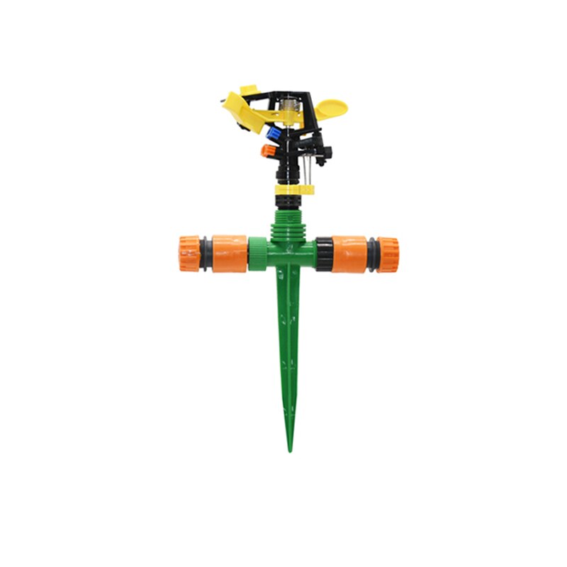 360 degrees Rotating water sprinkler With support Rocker nozzle farm sprinklers used for watering & irrigatio 1set