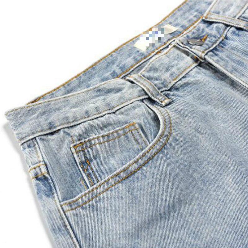 jeans herre fast enkel ankellang fritid Plus størrelse 3xl løse herre denimbukser bf streetwear årgang ulzzang