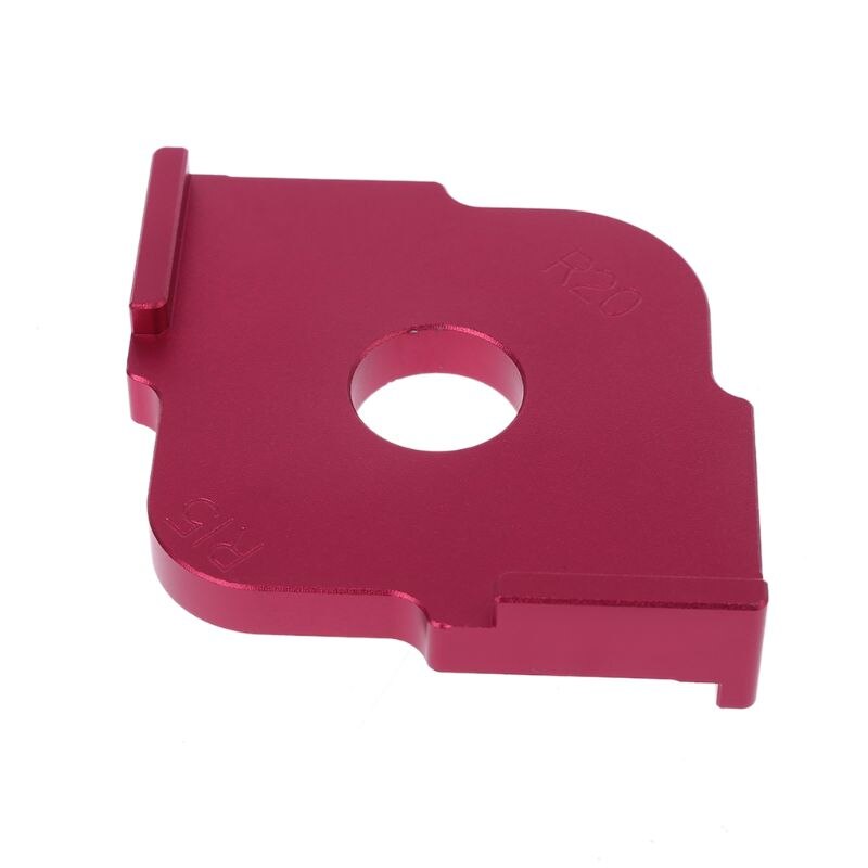 Woodworking Trimming Radius Jig Router Templates Aluminium Alloy Radius Corners R5 R10 R15 R20 R25 R30
