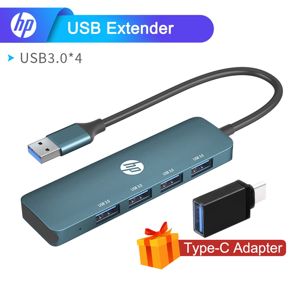 Hp usb 3.0 type c hub type-c naar hdmi 4k vga  rj45 gigabit lan ethernet dp adapter usb-c splitter extender voor macbook pro laptops: Usb-extender