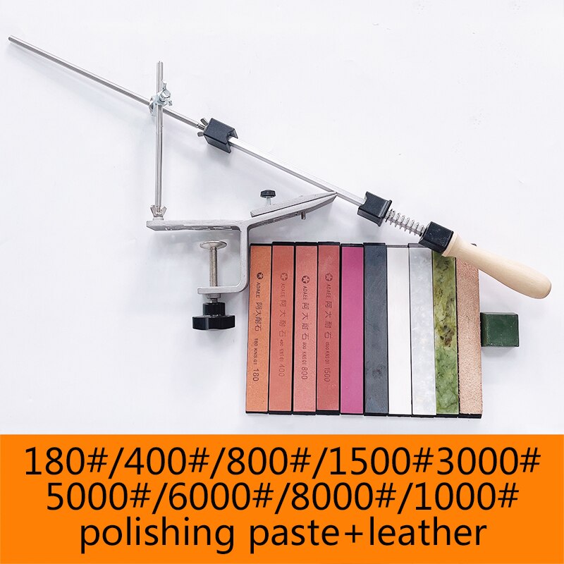 Sharpener Fixed Angle Sharpener Ruixin Sharpener Mini Chisel Manual Knife Diamond Sharpening Stone: set-J
