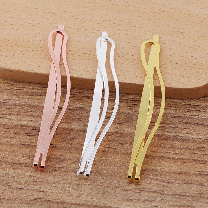 30 Stuks/partij 66*10.5Mm Pony Haar Clip Haarspeld Hairgrip Baret Haar Accessoires Voor Vrouwen