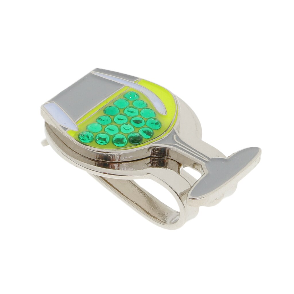 Golf Hoed Clip Cap Clip Met Bal Marker, Duurzaam En Stabiel: Green