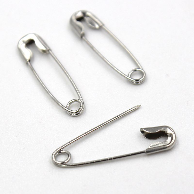 200 pçs liga preto pequenos pinos de segurança descobertas broche ferramenta de costura tricô ponto marcador tag pinos clipes diy artesanato suprimentos 5x19mm