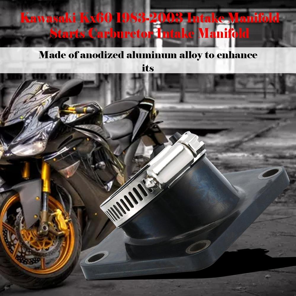 til kawasaki  kx60 1983-2003 inntaksmanifold starter forgasserinntaksmanifold perfekt passform til gummigrensesnittet
