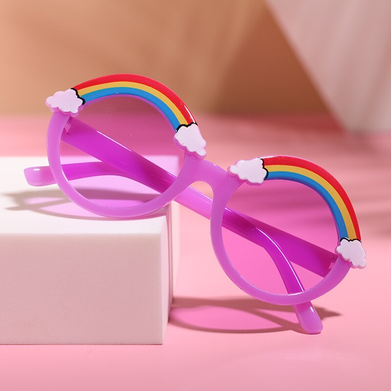 Baby Zubehör freundlicher Jungen Mädchen freundlicher Sonnenbrille, Regenbogen aufbringen Anti-Uv Sonnenbrille Fotografie Requisiten für Jungen und Mädchen: Rose verrotten