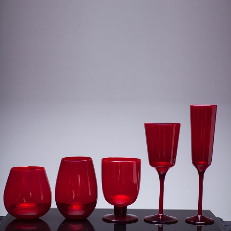 Lead-free glass red 600MLO no leg wine cup 220ML/300ML wine cup 450ml short leg cup
