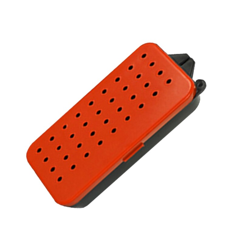 Caja de almacenamiento de cebos vivos para pesca, estuche organizador de almacenamiento de gusanos, transpirable y portátil: S