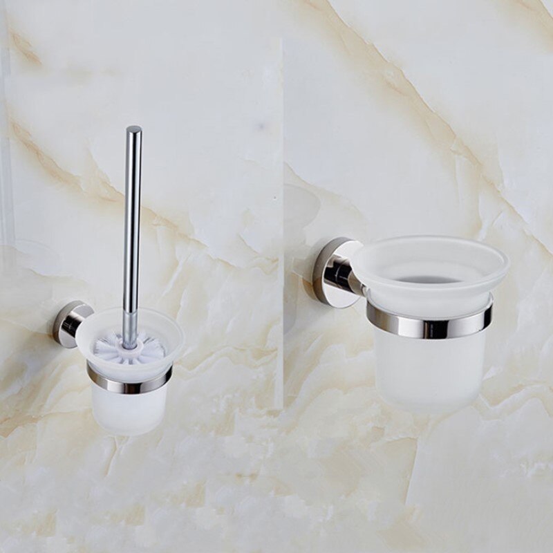 Ze stali nierdzewnej łazienka sprzętu zestaw chrom srebrny akcesoria łazienkowe zestaw piękne bazy łazienka produkty wiszące na ścianie