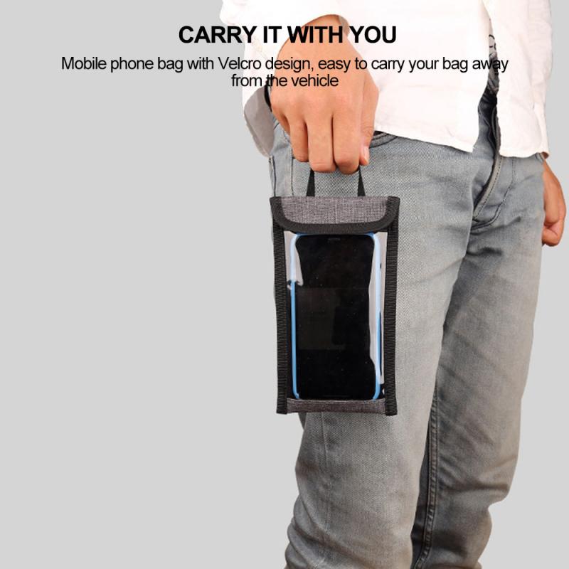 Nylon Reflecterende Effect Bike Driehoek Frame Voor Tube Frame Bag Telefoon Waterdichte Bike Fiets Bag Fiets Tassen TXTB1