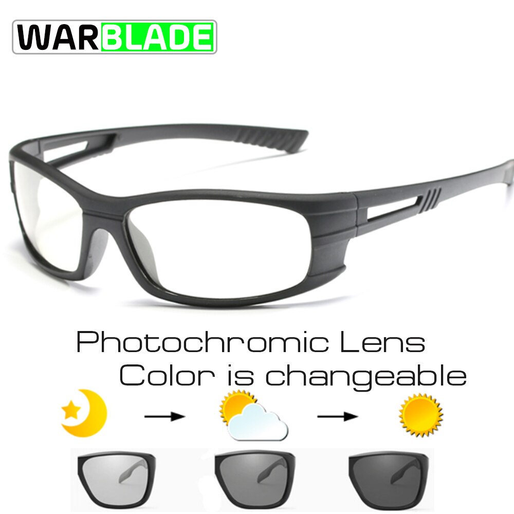 Outdoor Cycling Glasses Bike Goggles Bicycle Sunglasses Polarized sport Sunglasses gafas ciclismo photochromic WarBLade: B1060