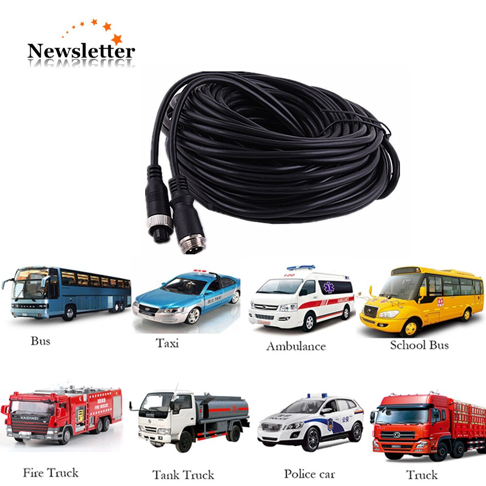 4 Pin Female Aviation Connector Extension Wire 5m Connection Cable