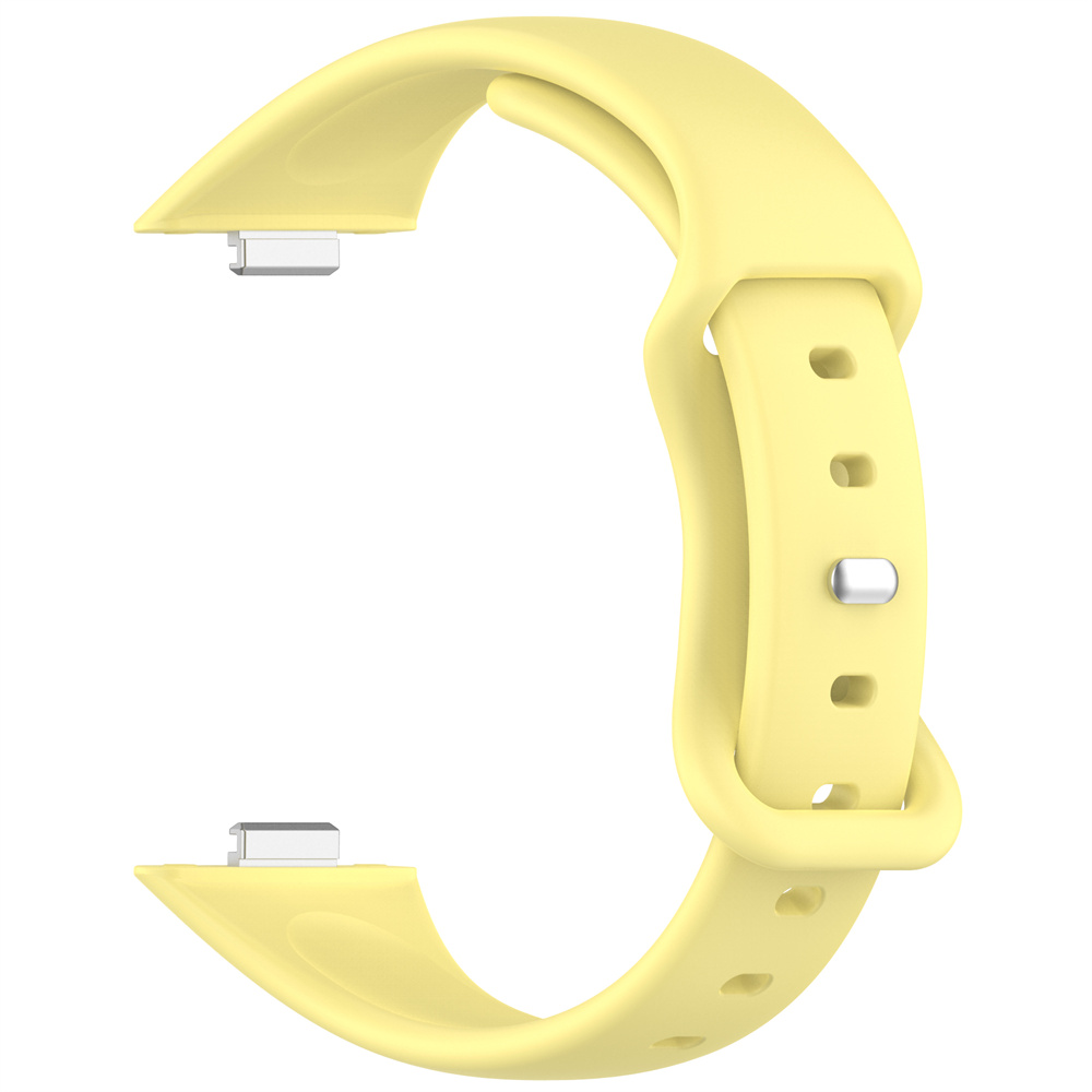 Silicone Straps For Huawei Watch Fit4 /Fit 4 Pro Smartwatch Accessories Wristband Bracelet Belt Correa For Huawei Watch Fit3: Yellow