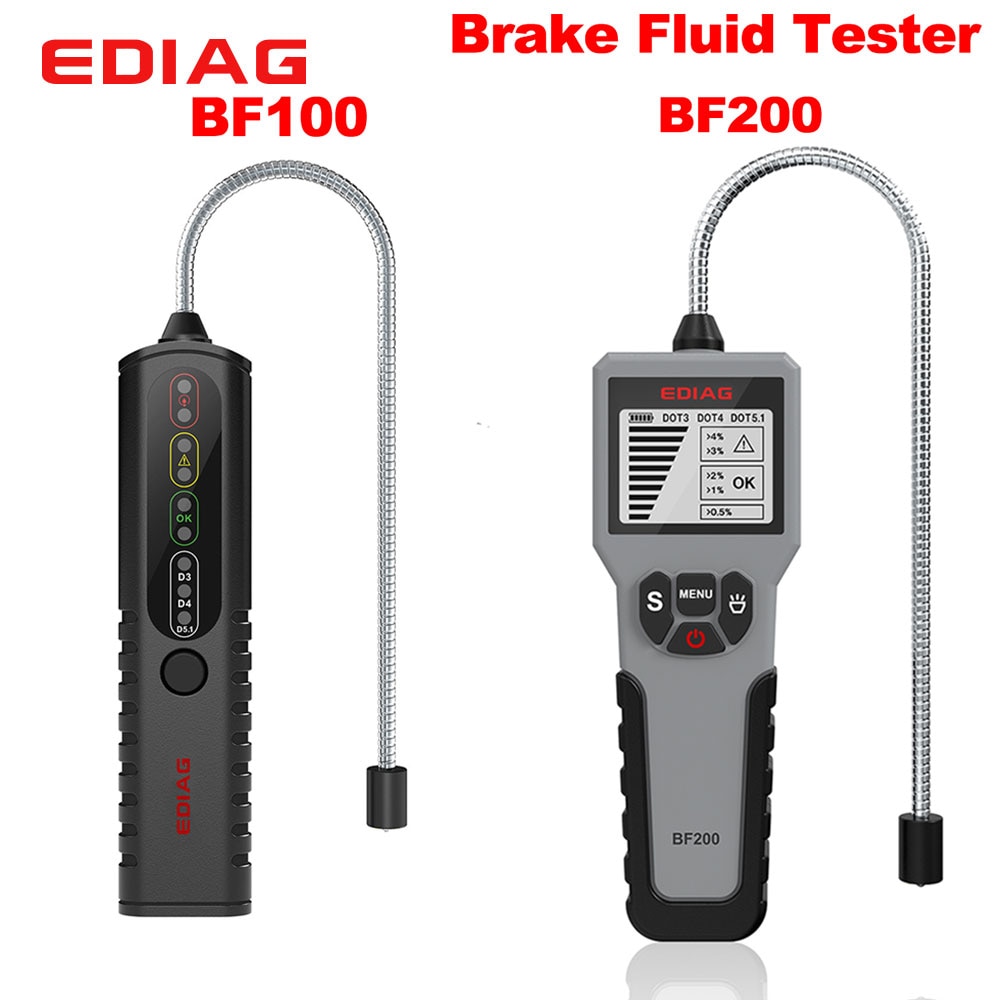 EDIAG Brake Fluid Tester automotive engine scan car oil test tool BF100&BF200 Support DOT3/4/5.1 pk DY23B