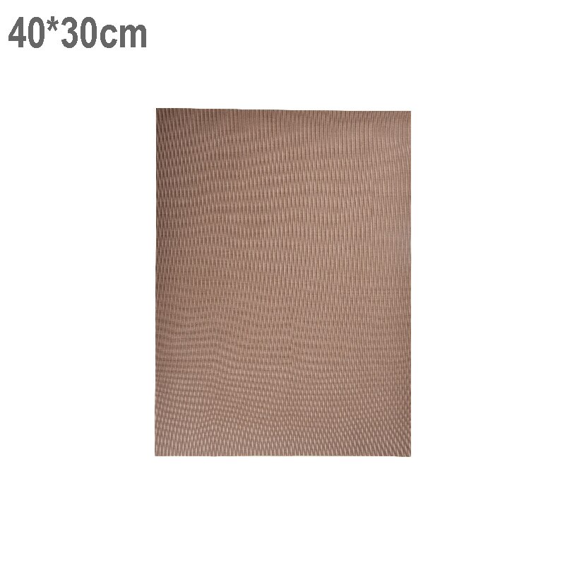 Reusable Baking Mat Washable Oven Sheet Oilpaper High Temperature Resistant Bread Cookie Pastry Non Stick Baking Sheet Oilcloth: 1PCS 40x30cm Square