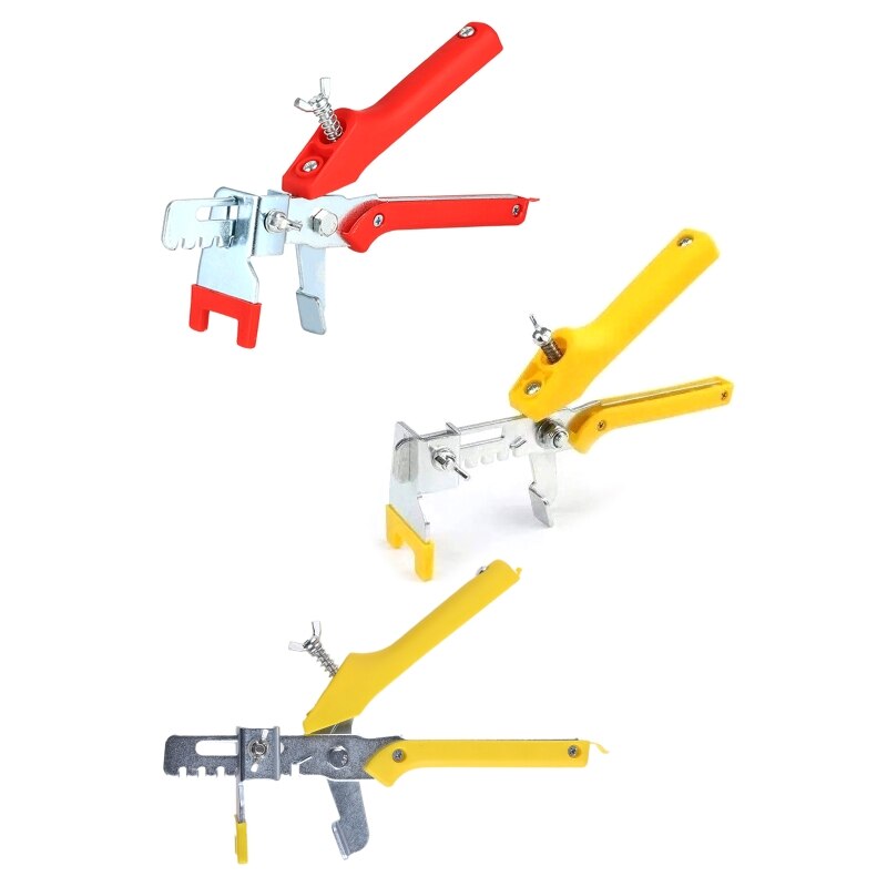 100 Pcs Tile Leveling Clips Flat Tile Leveling Spacers System Clips for Ceramic Tile and Stone Installation 29EA