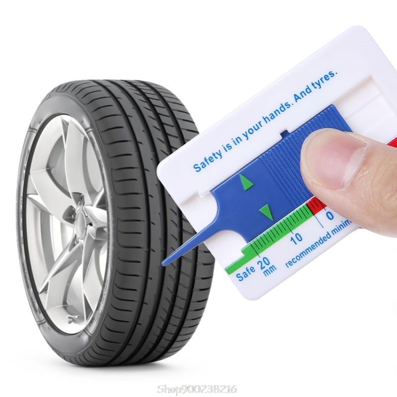 Tyre Tread Depth Gauge Car Motorcycle Trailer Wheel Measure Tool Depth Caliper S04 20