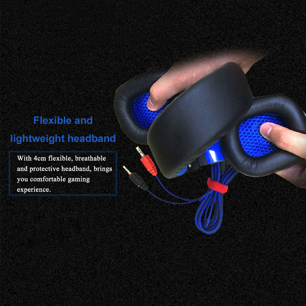 LED Spielen Headset kopfhörer für PC Kopfhörer mit Mikrofon mit USB Volumen Kontrolle verdrahtete kopfhörer 3,5mm Spielen Headset